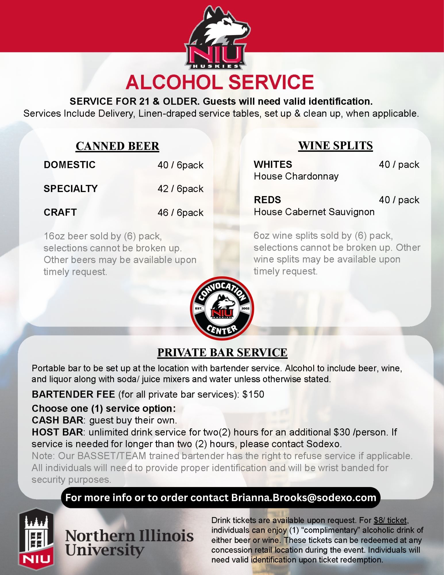 Suite Alcohol Service